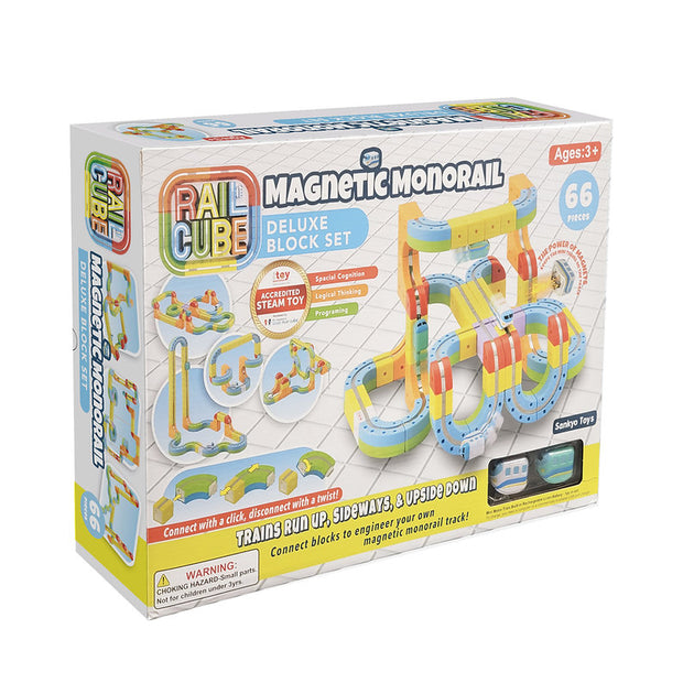 Magnetic Monorail Deluxe Set - Ultimate Magnetic Building Adventure🚄✨