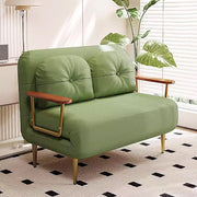 Convertible Chair Bed - 5-in-1 Sleeper Sofa with Storage & Solid Wood Frame