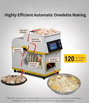 Commercial Automatic Omelette Maker Robot - High-Efficiency Egg Cooking System 🍳🤖