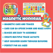 Magnetic Monorail Deluxe Set - Ultimate Magnetic Building Adventure🚄✨