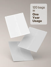 Cat Litter Box Liners - Self-Sealing Waste Drawer Bags (120 Pcs) 🐱✨