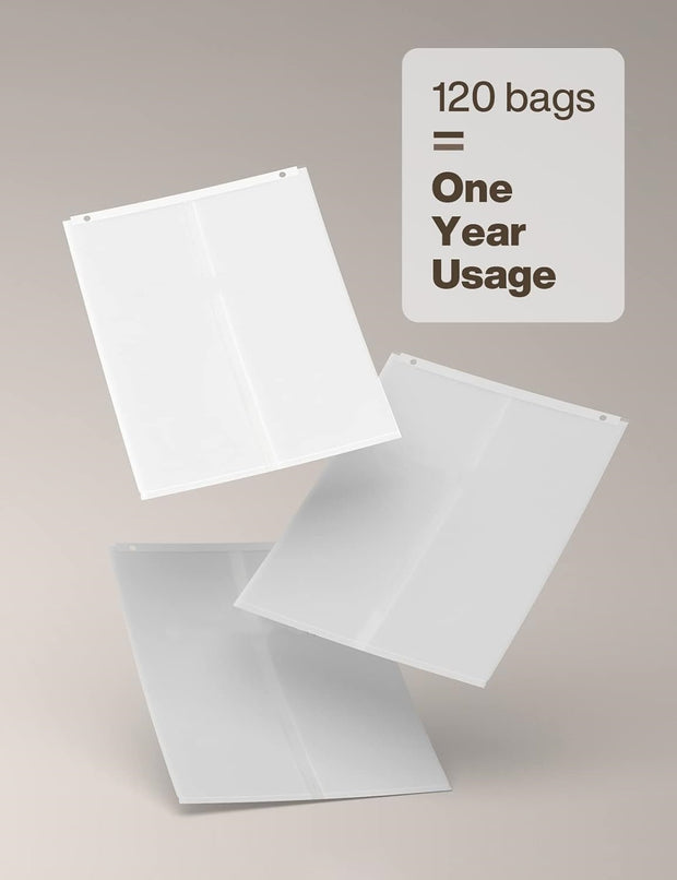 Cat Litter Box Liners - Self-Sealing Waste Drawer Bags (120 Pcs) 🐱✨