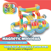 Magnetic Monorail Deluxe Set - Ultimate Magnetic Building Adventure🚄✨