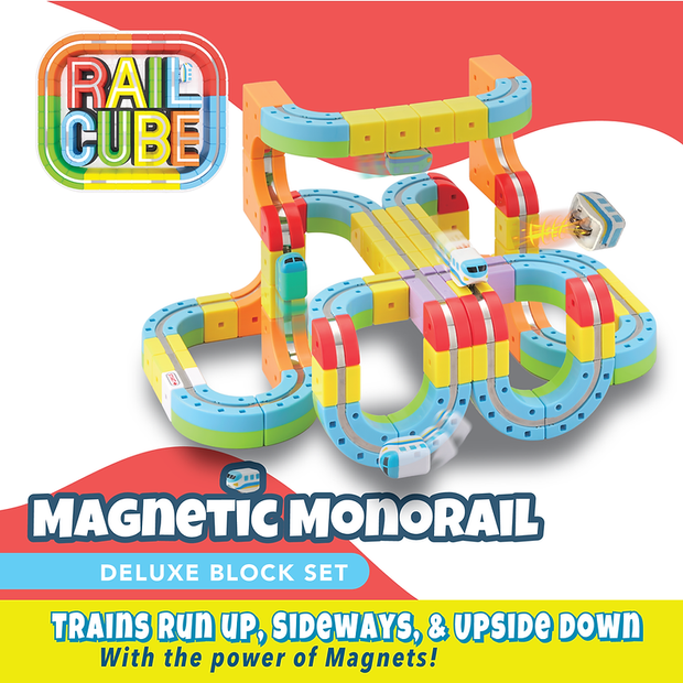 Magnetic Monorail Deluxe Set - Ultimate Magnetic Building Adventure🚄✨