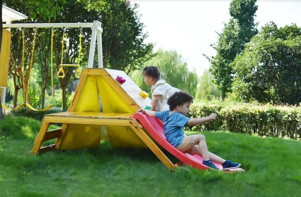 5-in-1 Outdoor and Indoor Playground Playset
