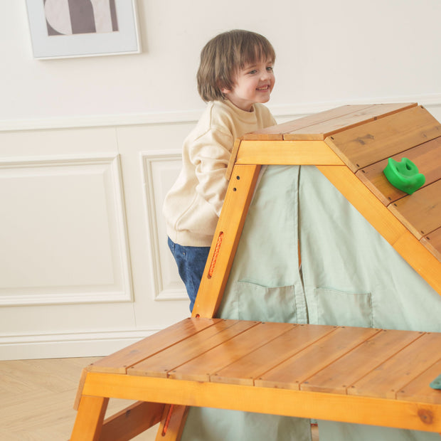 5-in-1 Outdoor and Indoor Playground Playset