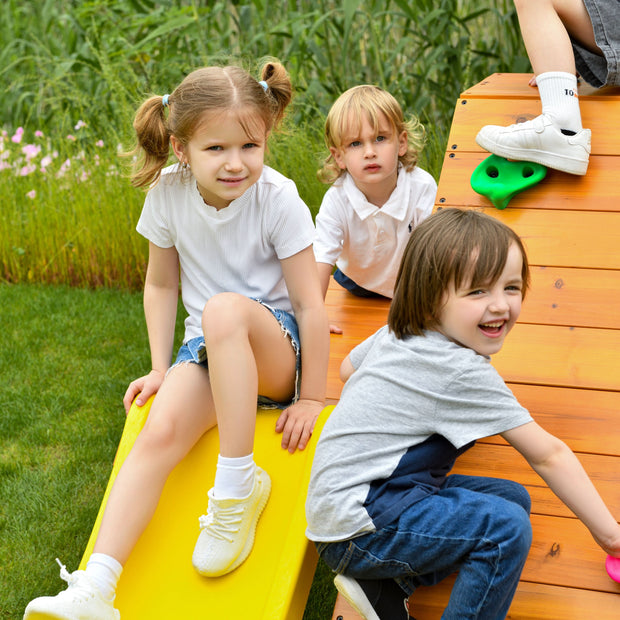 5-in-1 Outdoor and Indoor Playground Playset